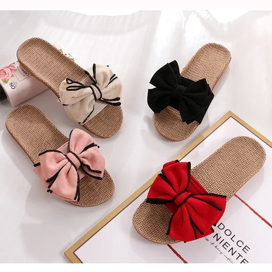 2024 Bow-Knot Casual Summer Slippers