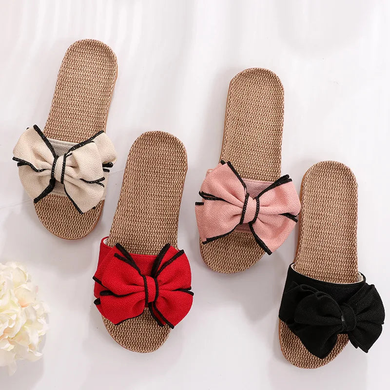 2024 Bow-Knot Casual Summer Slippers