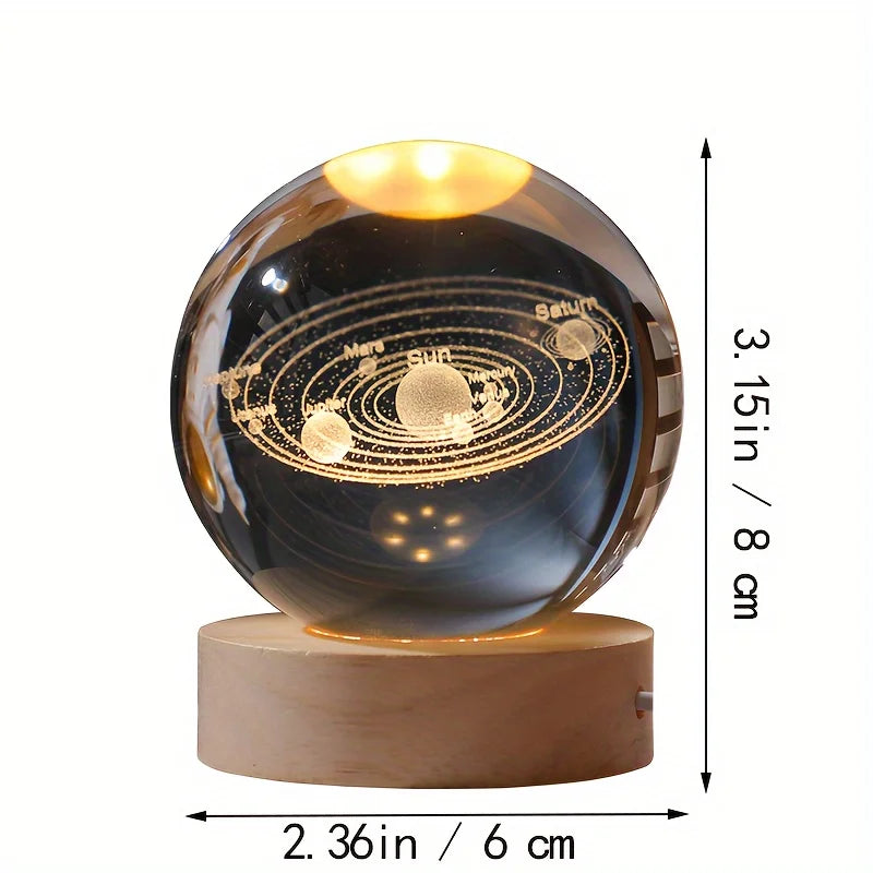 3D Planet Crystal Ball - On Sale 50% OFF