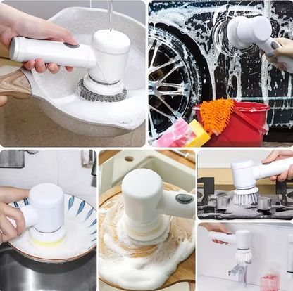 Power Spin Scrubber: 5-in-1 Electric Cleaning Brush for a Sparkling kitchen and bathroom