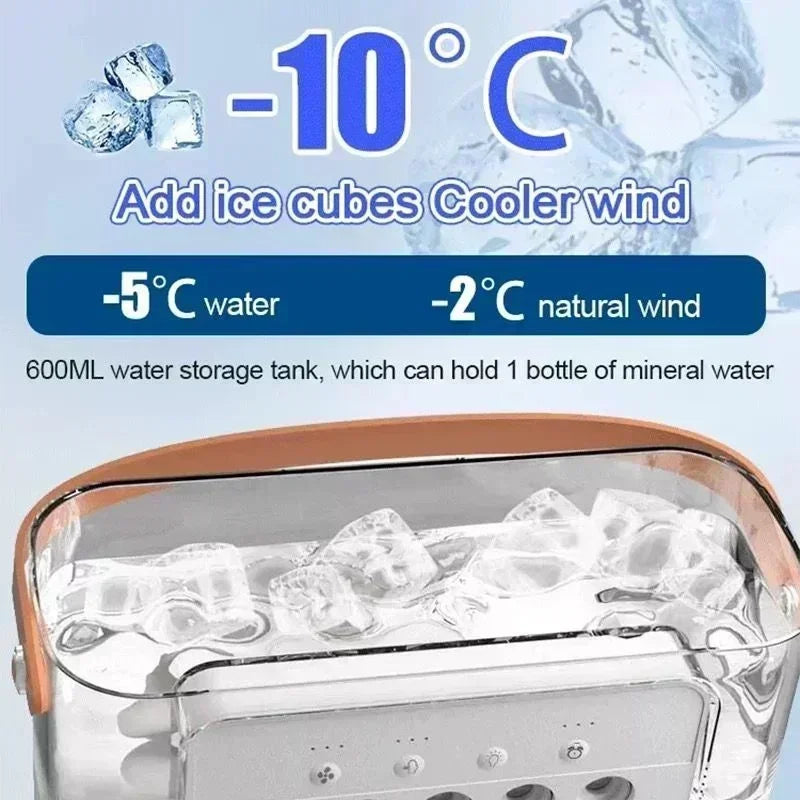 3-in-1 Portable Air Cooler, Humidifier & LED Night Light ❄️